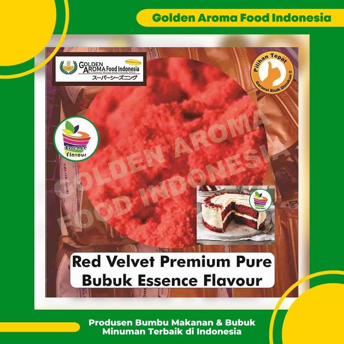 

Bubuk Red Velvet Premium Pure 500 Gr Essen Flavor Ekstrak Powder GAFI