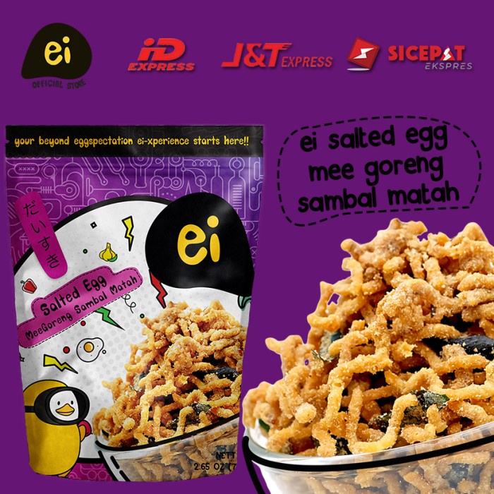 

NEW! Ei Salted Egg Mee Goreng Salted Egg Sambal Matah