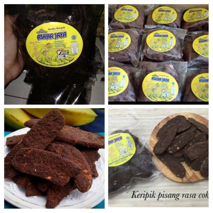 

Kripik Keripik pisang coklat lampung