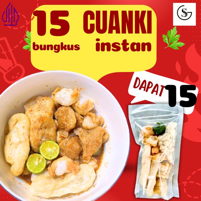 

15 Bungkus Cuanki Instan Paket Usama