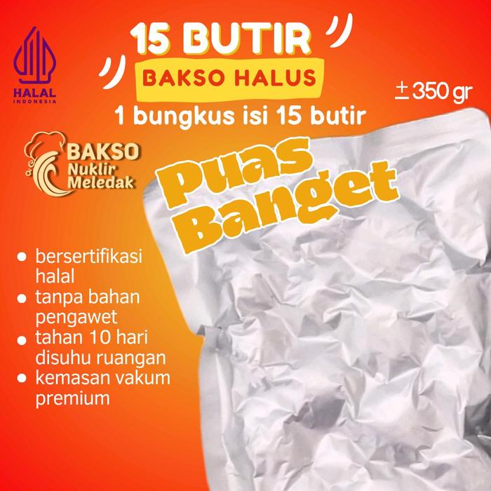 

[Z1] 15 Butir Sobaso HALAL Super TANPA BUMBU KUAH(-+350gr)