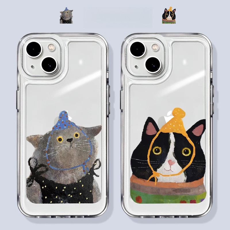 Couple Soft Fancy Terbaru Case Iphone 16E 15 Pro Max 11 13 Pro Max Ip 12 13 Mini 7+ 8+ 7 8 Plus Ipho