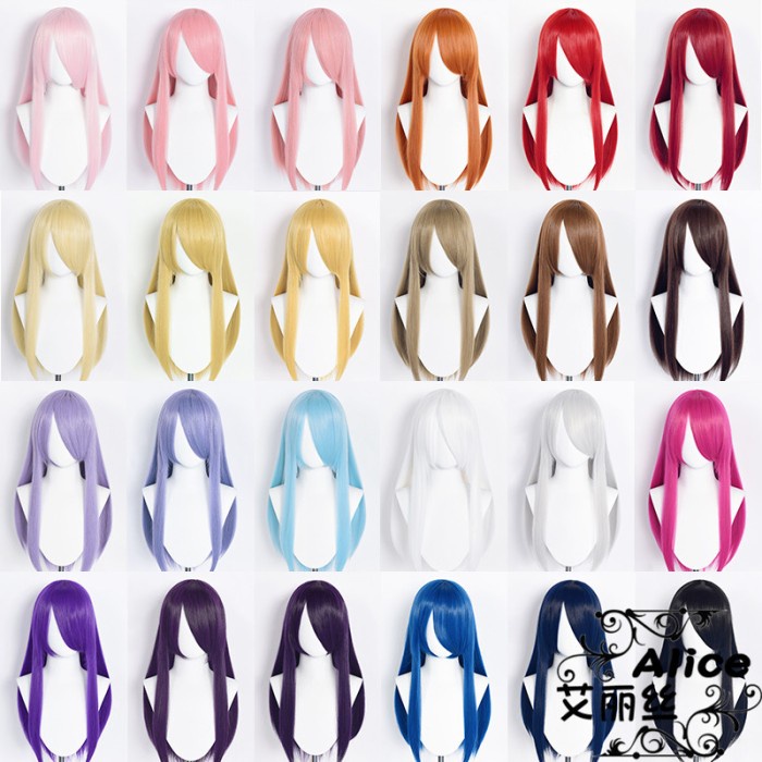 PREMIUM READY STOCK wig base cosplay panjang 60 cm manmei import part 2