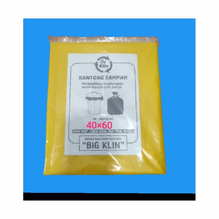 PREMIUM plastik sampah kuning 40 x 60 tebal 50 micron