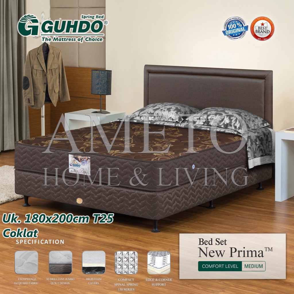 Guhdo Springbed New Prima 180x200 Prospine Style Full Set AY0