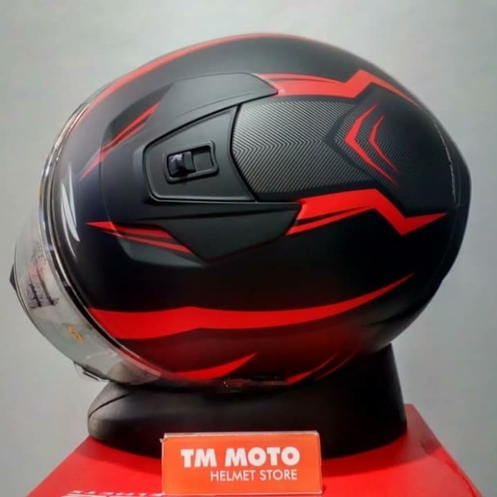 

Promo Terbatas Zeus Zs822 / Z822 Mattblack Red / Flat Visor Aman