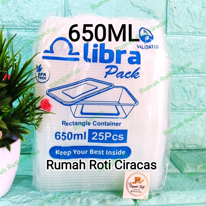 Baru- THINWALL FOOD CONTAINER KOTAK BOX TUPPERWARE MIKA BOWL PLASTIK 25 PCS