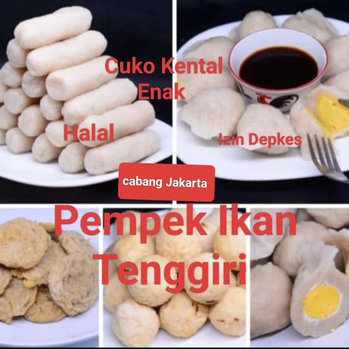 

Sale Terbatas Pempek Tenggiri -100 Pcs -Asli Palembang ( Pempek Ririn73 ) Aman