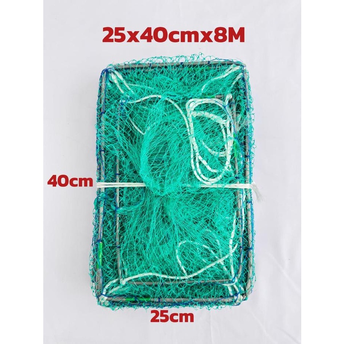 SALE PROMO JALA UDANG JARING UDANG BUBU NAGA HIJAU 8METER BUBU NAGA 8M DAN PERANGKAP IKAN UDANG