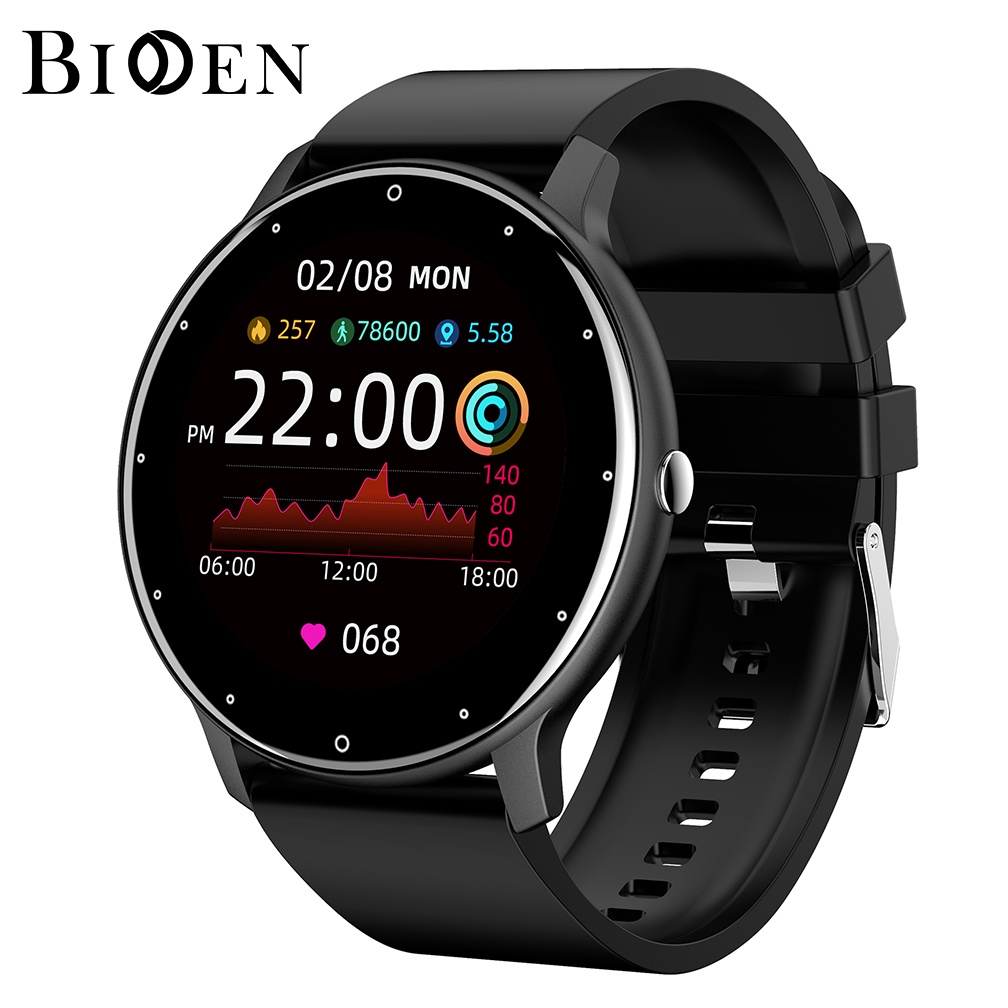 BIDEN SmartWatch ZL02D Fitness Trackers Sleep Monitng Pedometer Music Heart Rate Monitor Jam Pintar