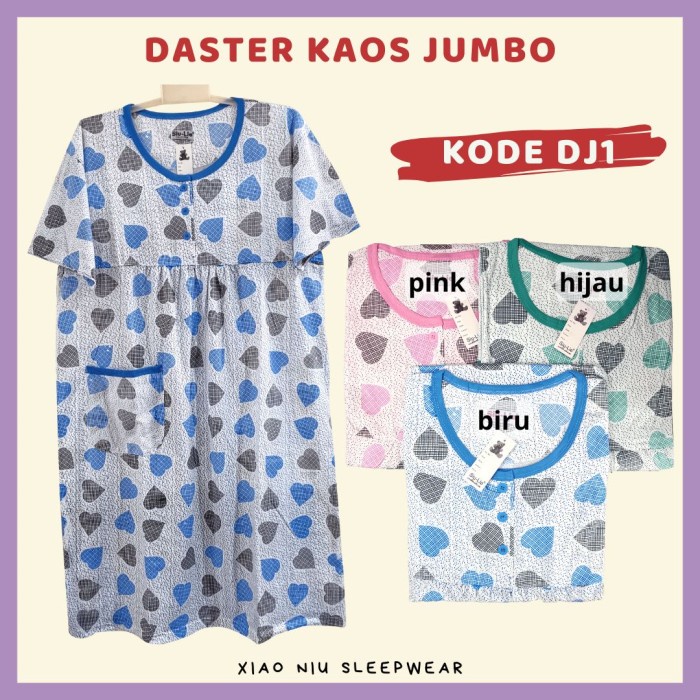Daster Kaos Jumbo Siu Lie