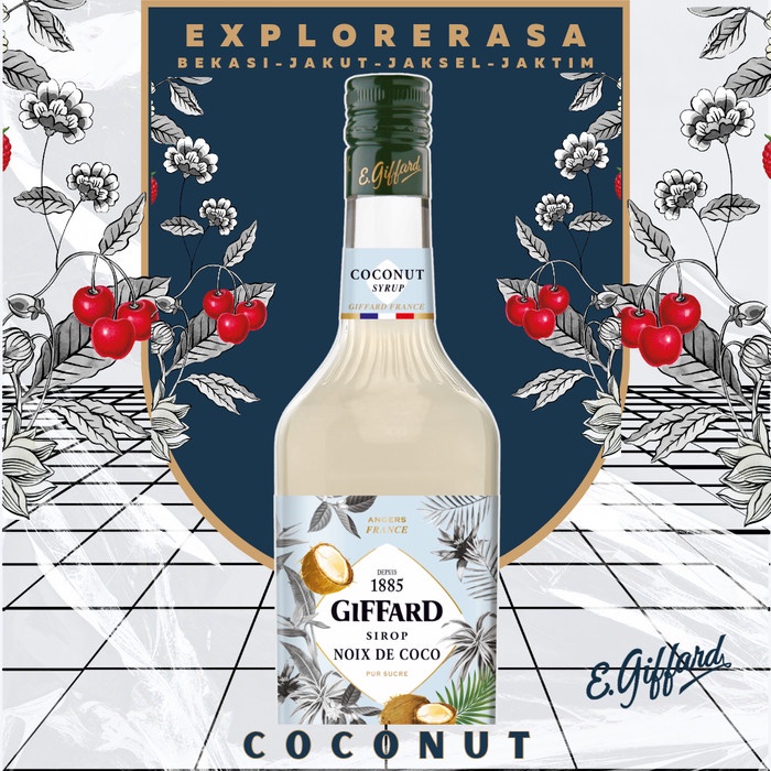 

Giffard syrup Coconut 1L Sirup giffard kelapa tua 1 liter