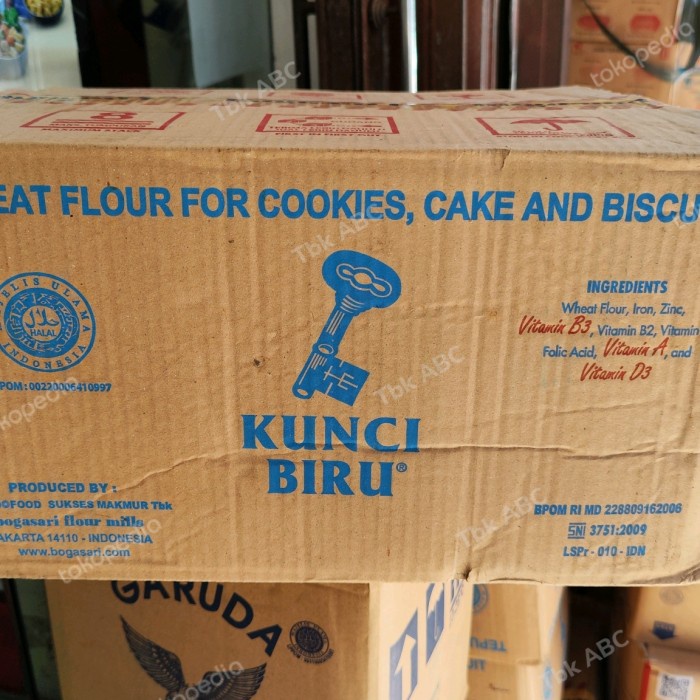 

Tepung terigu bogasari 1kg karton