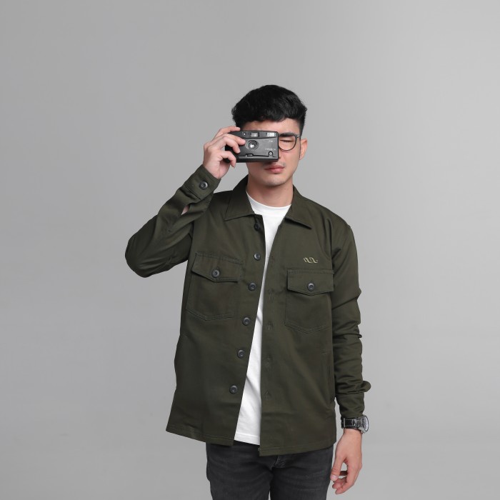 Promo Ineat Zaku Trucker Jacket Outerwear Green