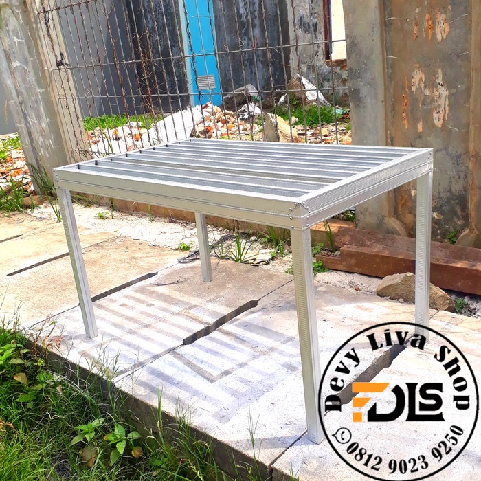 Rak pot bunga minimalis - ukuran100x60x60