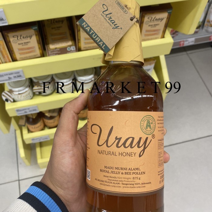 

Sale Terbatas Madu Uray Natural Honey / Madu Murni Alami , Royal Jelly & Bee Pollen / 875 Grm Aman