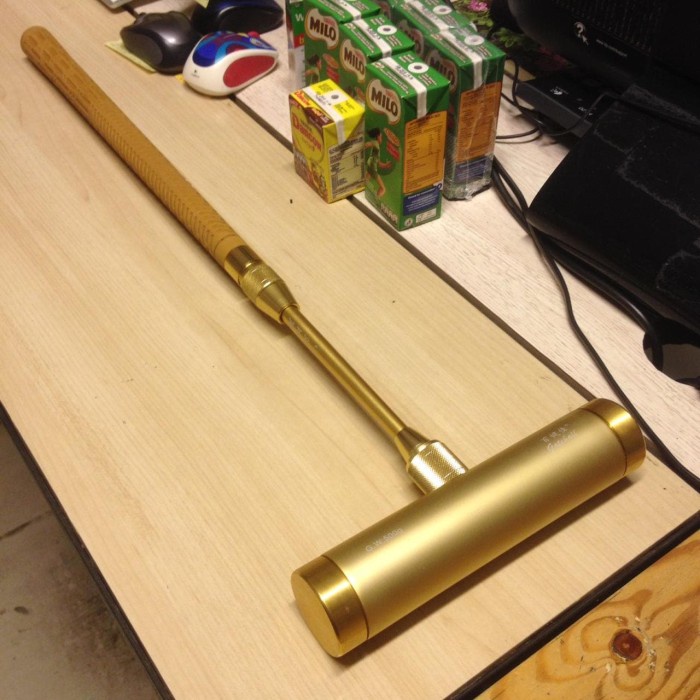 SinTShop- Stick gateball kuning/gold silinder