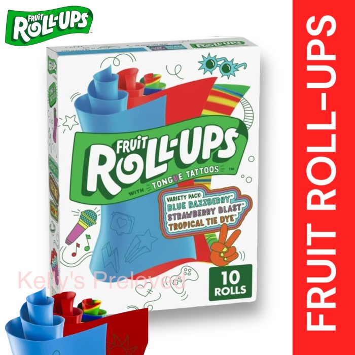

FRUIT ROLL-UPS VARIETY PACK FRUIT FLAVORED SNACKS 5 OZ USA
