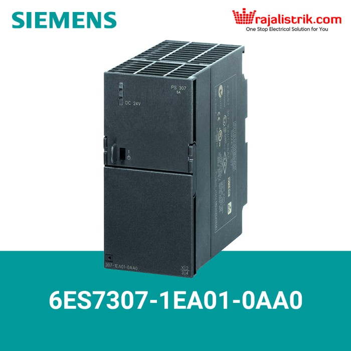 SIEMENS 6ES7307-1EA01-0AA0 S7-300 REGULATED POWER SUPPLY PS307 24V/5 A DC KUALITAS TERBAIK