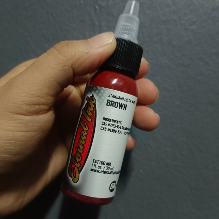 

Produkk baruu! Eternal Ink Brown 1oz - tinta tattoo