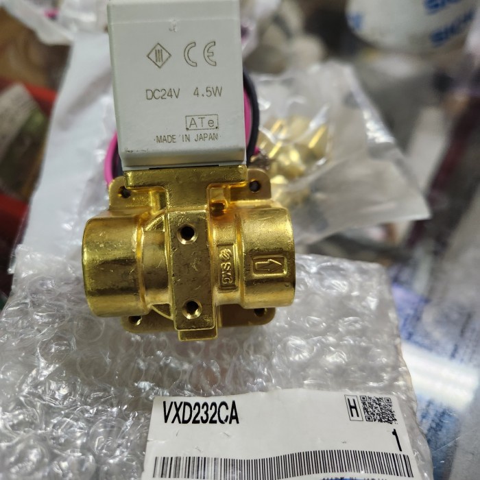 SMC VXD232CA 2/2 1/2" INCLUDE MOUNTING 24VDC. READY ORGINAL GARANSI TERMURAH