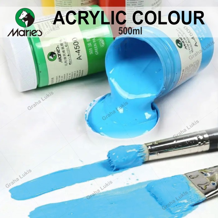 

PROMO SPECIAL Maries Acrylic Paint 500ml / Cat Maries Akrilik 500ml