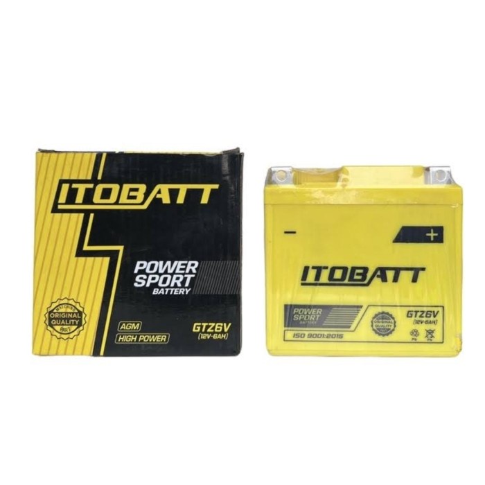 AKI NMAX N MAX NEW AEROX 155 LEXY CB 150 R CBR 150 R ITOBATT GTZ6V ORI