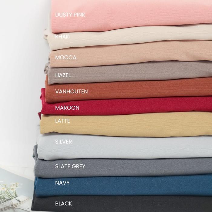 New Dara Luxury Nara Pashmina Oval Jilbab Instan Original