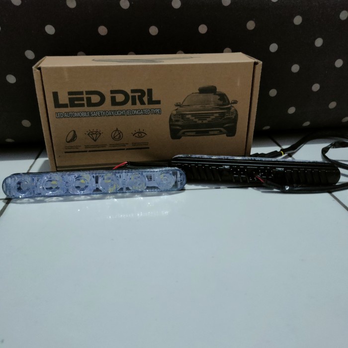 LAMPU DRL LED VARIASI MOBIL TOYOTA Fortuner 6 Mata