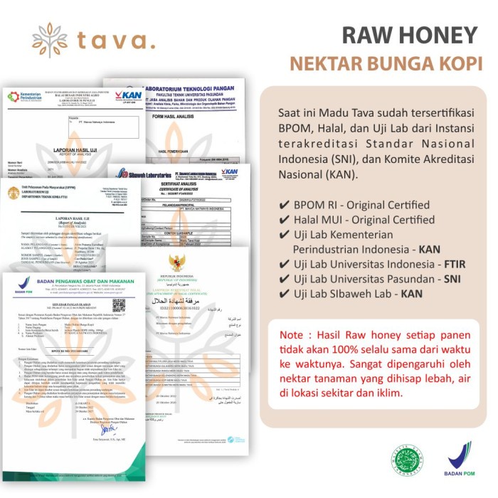 

Promo Terbatas Madu Murni Asli Tava Nektar Kopi 100% 1Kg Pure Raw Honey Alami Aman