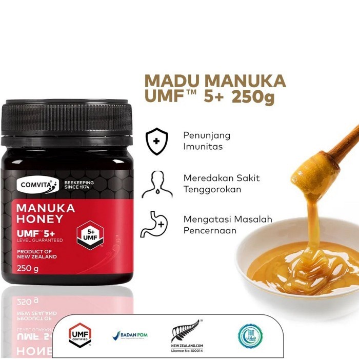 

Sale Terbatas Comvita Umf 5+ 250Gr Manuka Honey Madu Asli New Zealand Aman