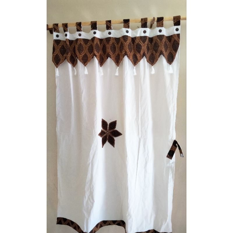 Gorden Tebal Minimalis Estetik Hordeng Jendela Bagus K6P5 Curtain Kekinian Kamar Polos Tirai Premium