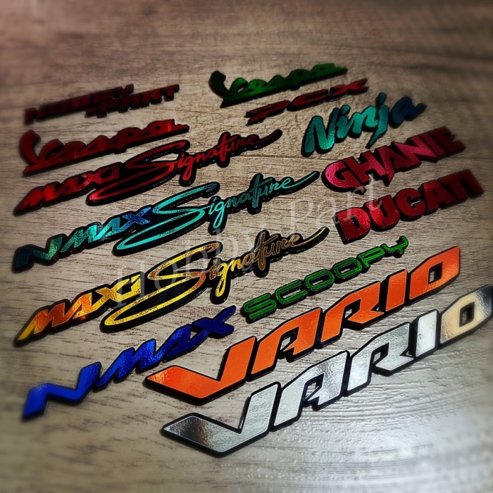 

TERPERCAYA Emblem Skywave Timbul 3d Akrilik