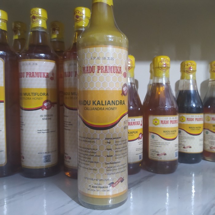 

Sale Terbatas Madu Pramuka Kaliandra 650Ml / Madu Kaliandra 650Ml Aman