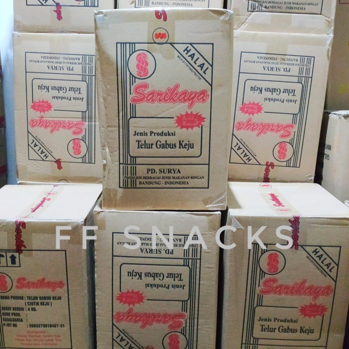 

JTTOP" TELUR GABUS KEJU/CENDOL KEJU MERK SARIKAYA 200GR/STICK KEJU/STIK KEJU