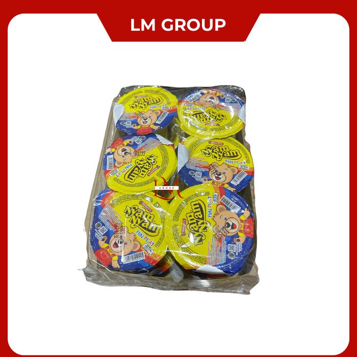 

JTTOP" NYAM-NYAM FUN PLAY BUBBLE PUFF CHOCOLATE 12PCSX11GR LM SNACK