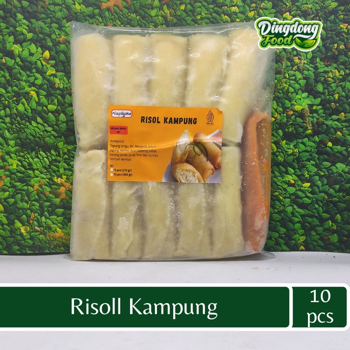 

JTTOP" RISOL KAMPUNG ISI BIHUN FROZEN + BUMBU KACANG RISOLLAKU ISI 10