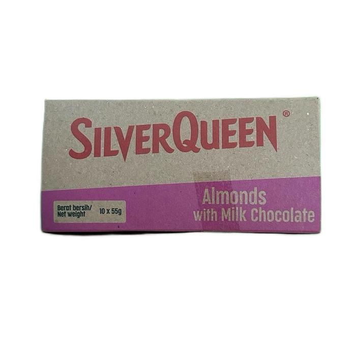 

JTTOP" SILVERQUEEN 55GR ALMOND ISI 10PCS PROMO PROMO PROMO
