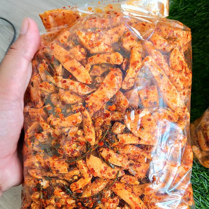 

JTTOP" PROMO BASRENG PEDAS BIASA DAUN JERUK 500GRAM CEMILAN FOOD