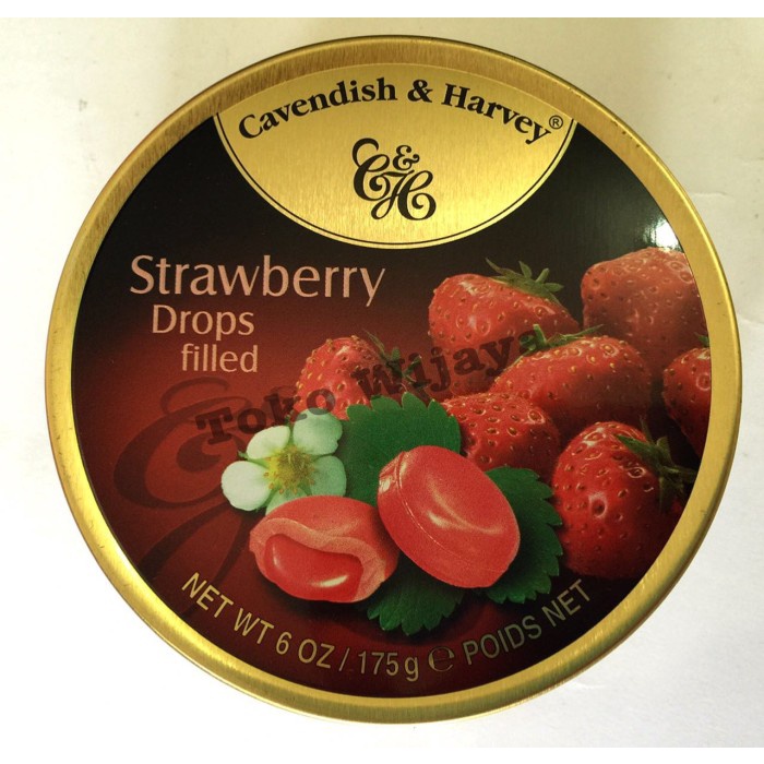 

JTTOP" PERMEN CAVENDISH & HARVEY STRAWBERRY DROPS