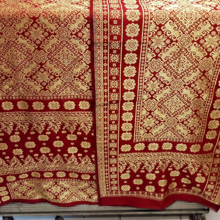 Terlaris Songket Palembang Motif Berlian Gebeng Original 014
