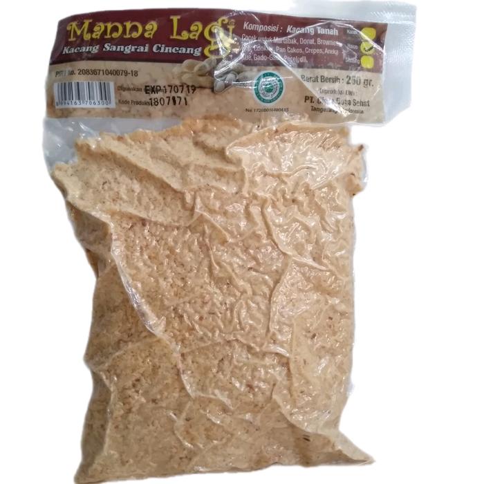 

JTTOP" MANNALAGI KACANG SANGRAI CINCANG HALUS 250 GRAM