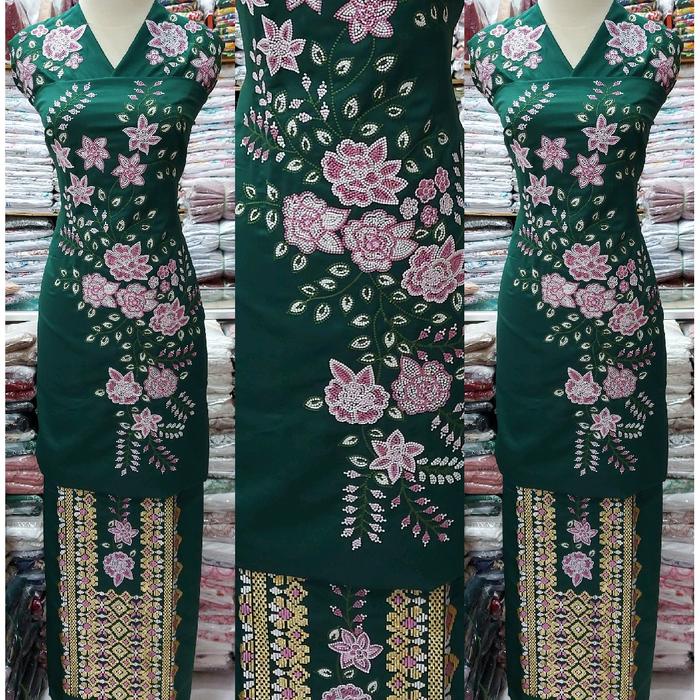 Best Seller Bakal Baju Kurung Songket Kapalo Samek Khas Bukittinggi Padang
