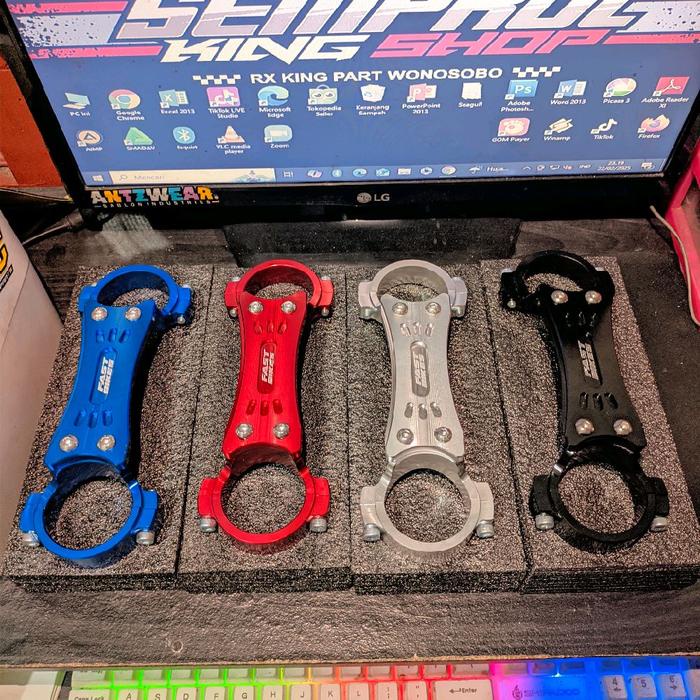 TOP BORGOL SHOCK DEPAN RX KING MODEL TK PRO FULL CNC STABILIZER SOK DEPAN RX SERIES RXKING RXS RXK