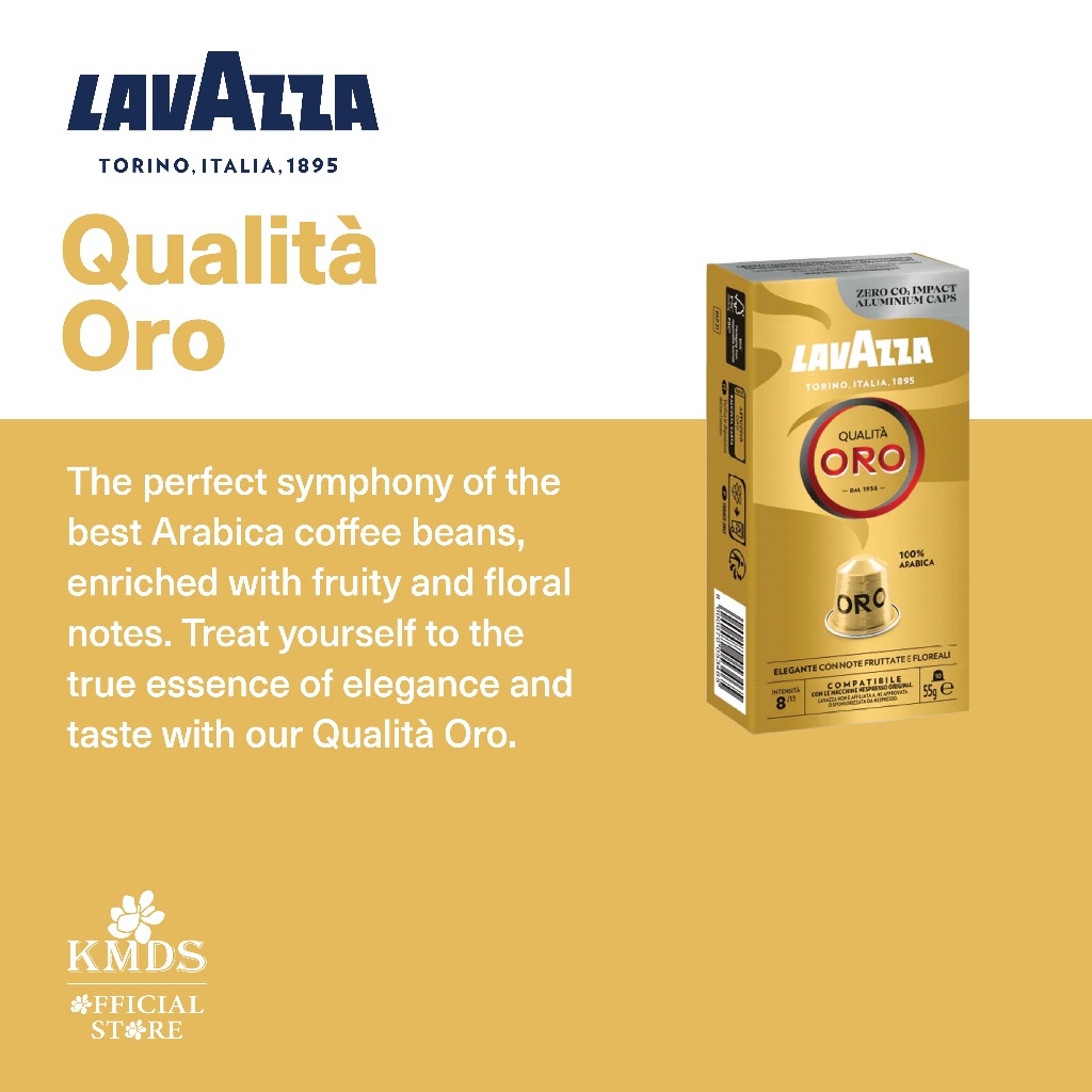 

Lavazza Coffee Capsules Qualita Oro