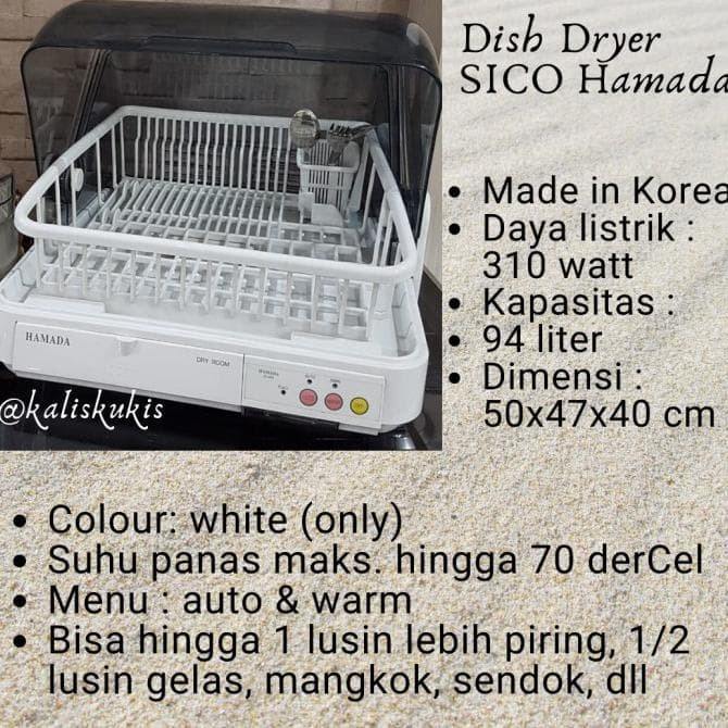 Murah Dish Dryer Sico Hamada Sd-936