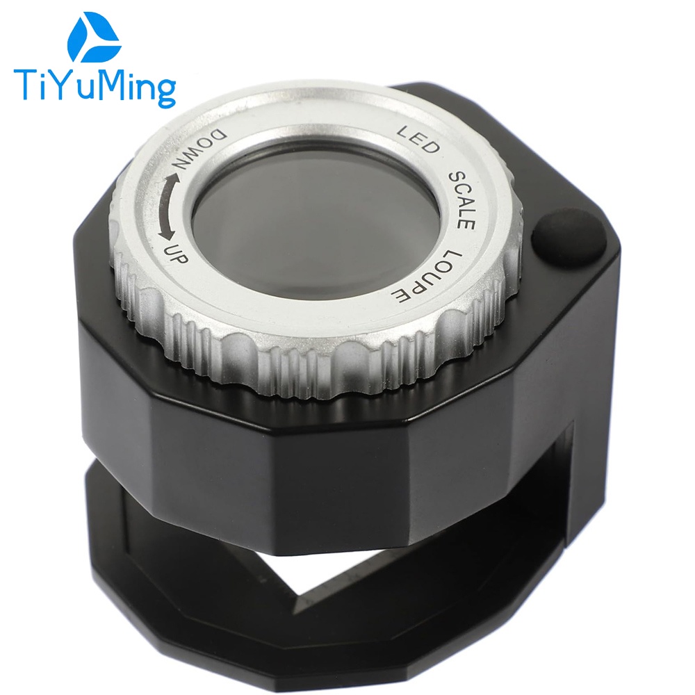 Jewelry Magnifier Gemstone Magnifier Illuminated LED Light Portable Gemstone Magnifier Portable Gems