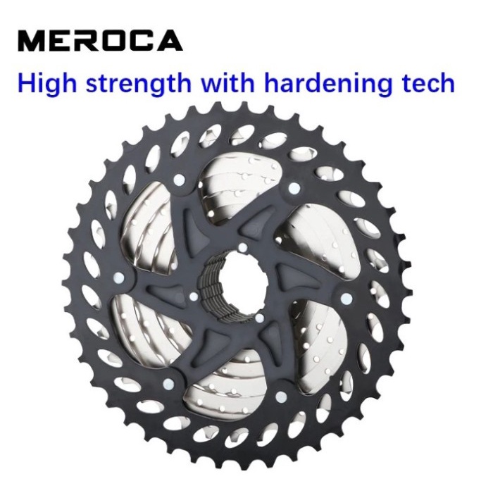 Meroca Sprocket 10 Speed 11 - 50T Silver Gear Cassette Seli Mtb #Gratisongkir