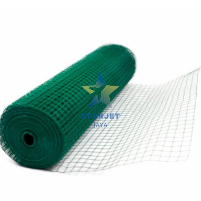 Terbaru Pagar Jaring Kawat Ram Loket PVC Ayakan Hijau Kandang Kurungan Ayam Berkualitas