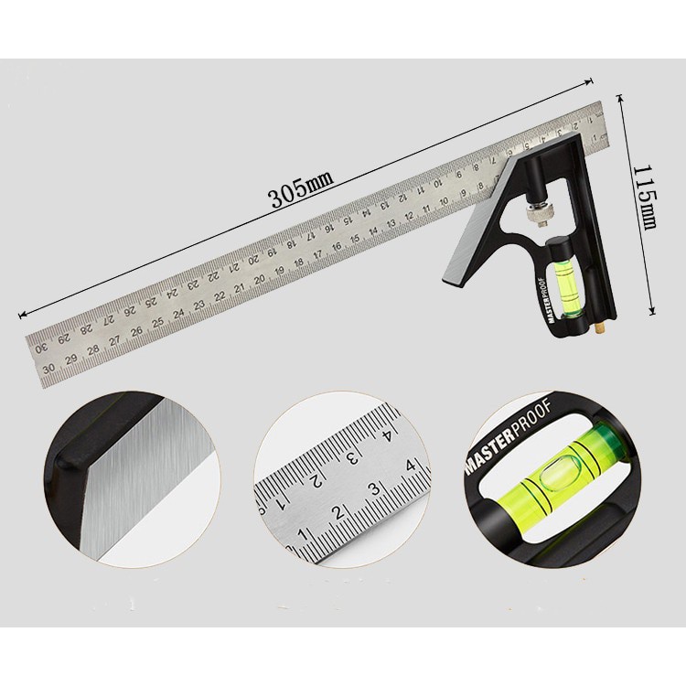 

Penggaris Siku L / Waterpass Kombinasi Square Ruler